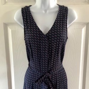 Tommy - Red, White, and Navy Blue Dress